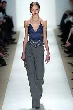 Badgley Mischka fashion show for Autumn/Winter 2004