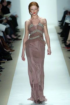 Badgley Mischka fashion show for Autumn/Winter 2004