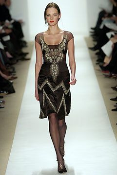 Badgley Mischka fashion show for Autumn/Winter 2004
