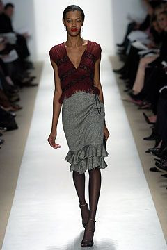 Badgley Mischka fashion show for Autumn/Winter 2004