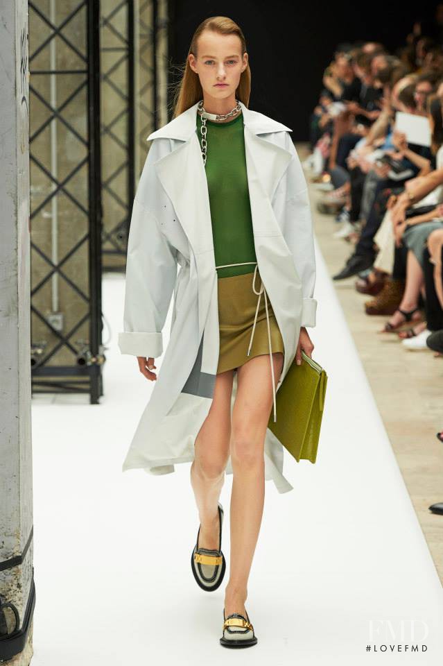 Maartje Verhoef featured in  the Acne Studios fashion show for Spring/Summer 2015