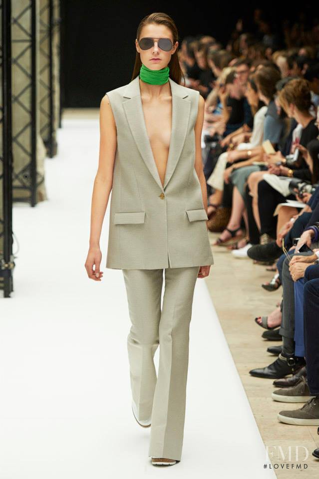 Olivia David featured in  the Acne Studios fashion show for Spring/Summer 2015