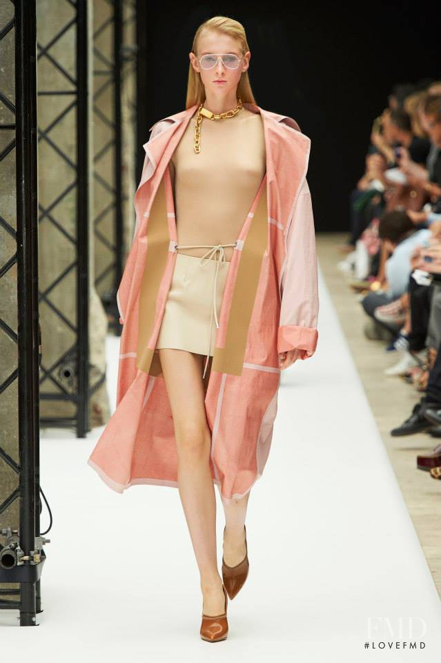 Nastya Sten featured in  the Acne Studios fashion show for Spring/Summer 2015