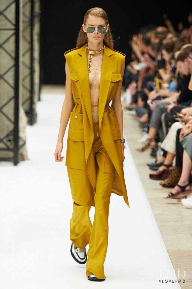 Alexandra Elizabeth Ljadov featured in  the Acne Studios fashion show for Spring/Summer 2015