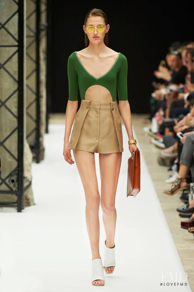 Zoe Huxford featured in  the Acne Studios fashion show for Spring/Summer 2015