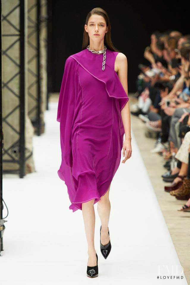 Josephine van Delden featured in  the Acne Studios fashion show for Spring/Summer 2015