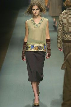 Dries van Noten fashion show for Autumn/Winter 2004
