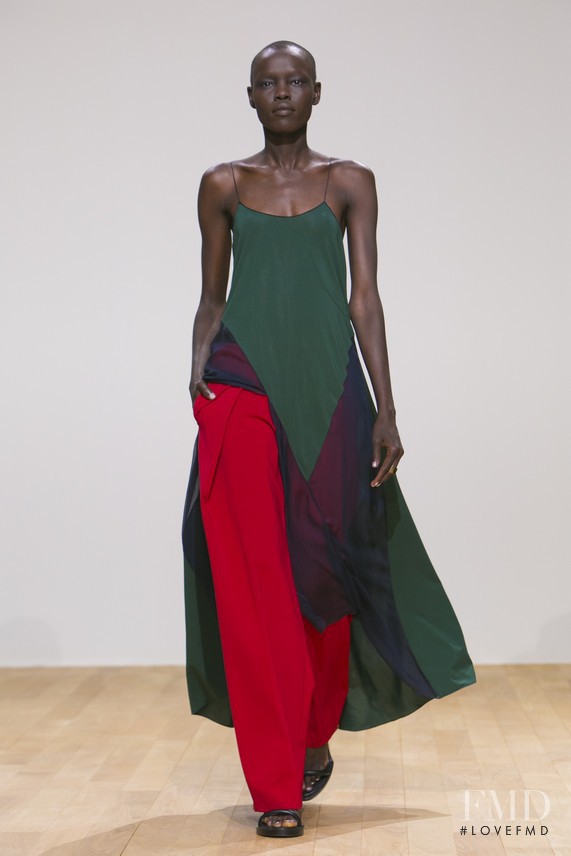 Grace Bol featured in  the Esteban Cortazar fashion show for Spring/Summer 2015