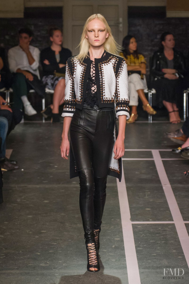 Maja Salamon featured in  the Givenchy fashion show for Spring/Summer 2015