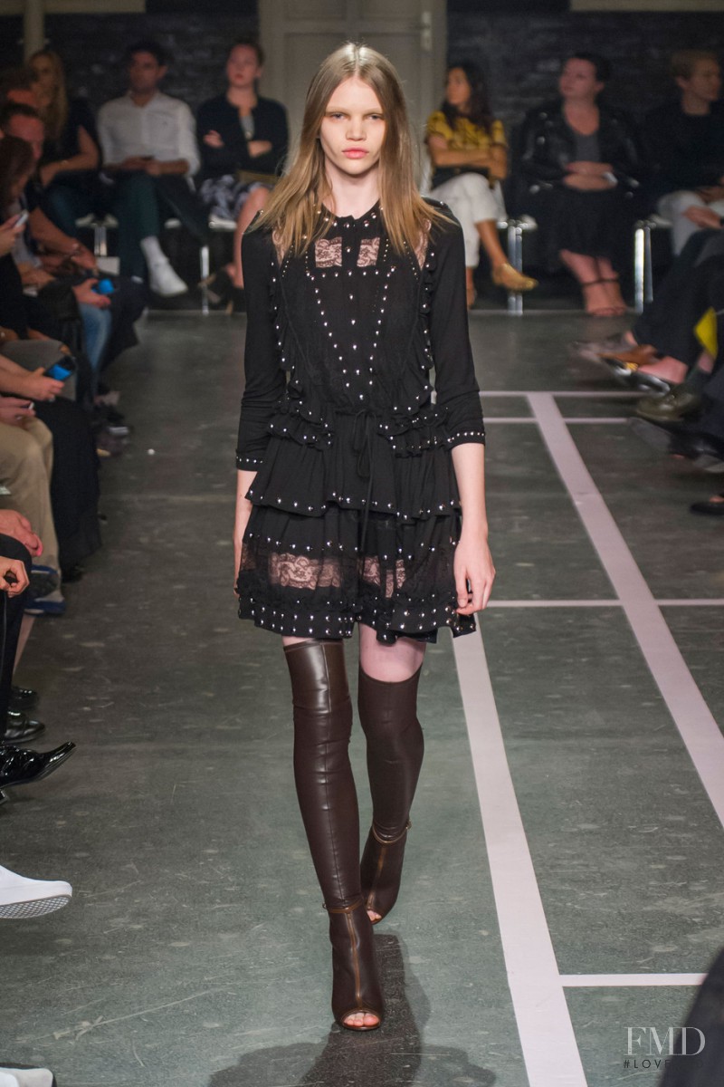 Stella Lucia featured in  the Givenchy fashion show for Spring/Summer 2015
