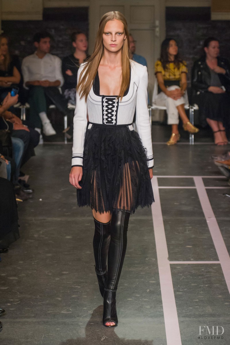 Ine Neefs featured in  the Givenchy fashion show for Spring/Summer 2015
