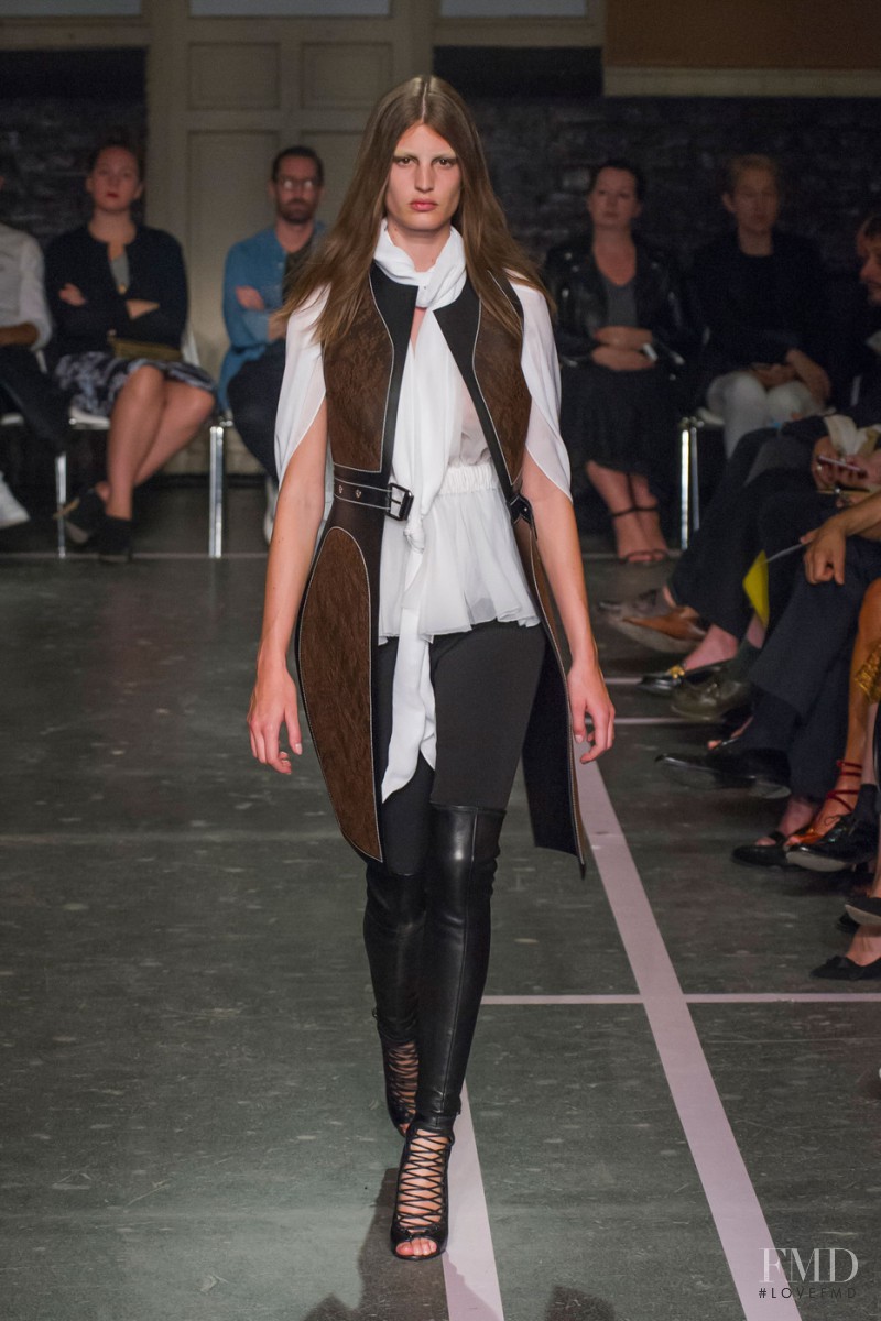 Elodia Prieto featured in  the Givenchy fashion show for Spring/Summer 2015