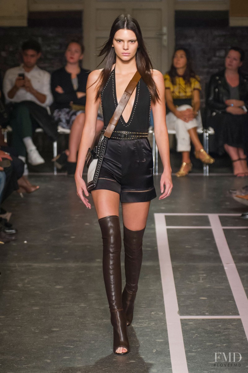 Kendall Jenner featured in  the Givenchy fashion show for Spring/Summer 2015