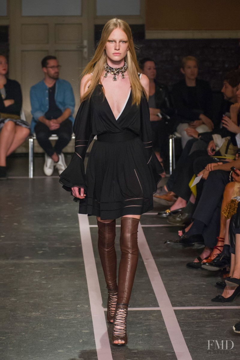 Naemi Schink featured in  the Givenchy fashion show for Spring/Summer 2015
