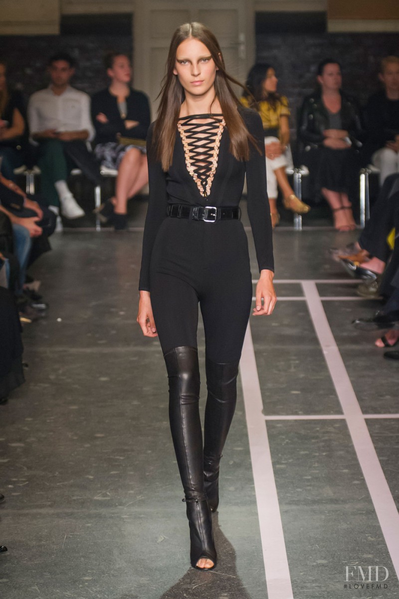 Julia Bergshoeff featured in  the Givenchy fashion show for Spring/Summer 2015
