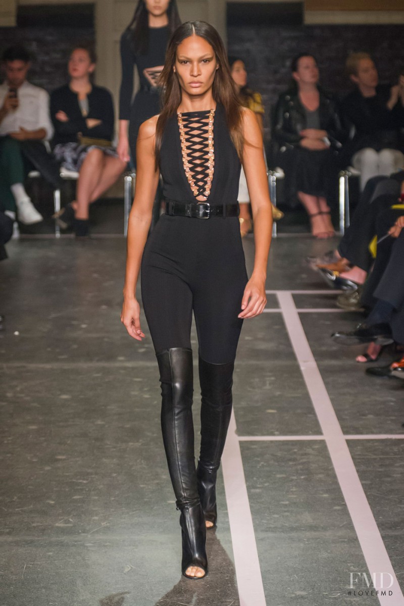 Joan Smalls featured in  the Givenchy fashion show for Spring/Summer 2015