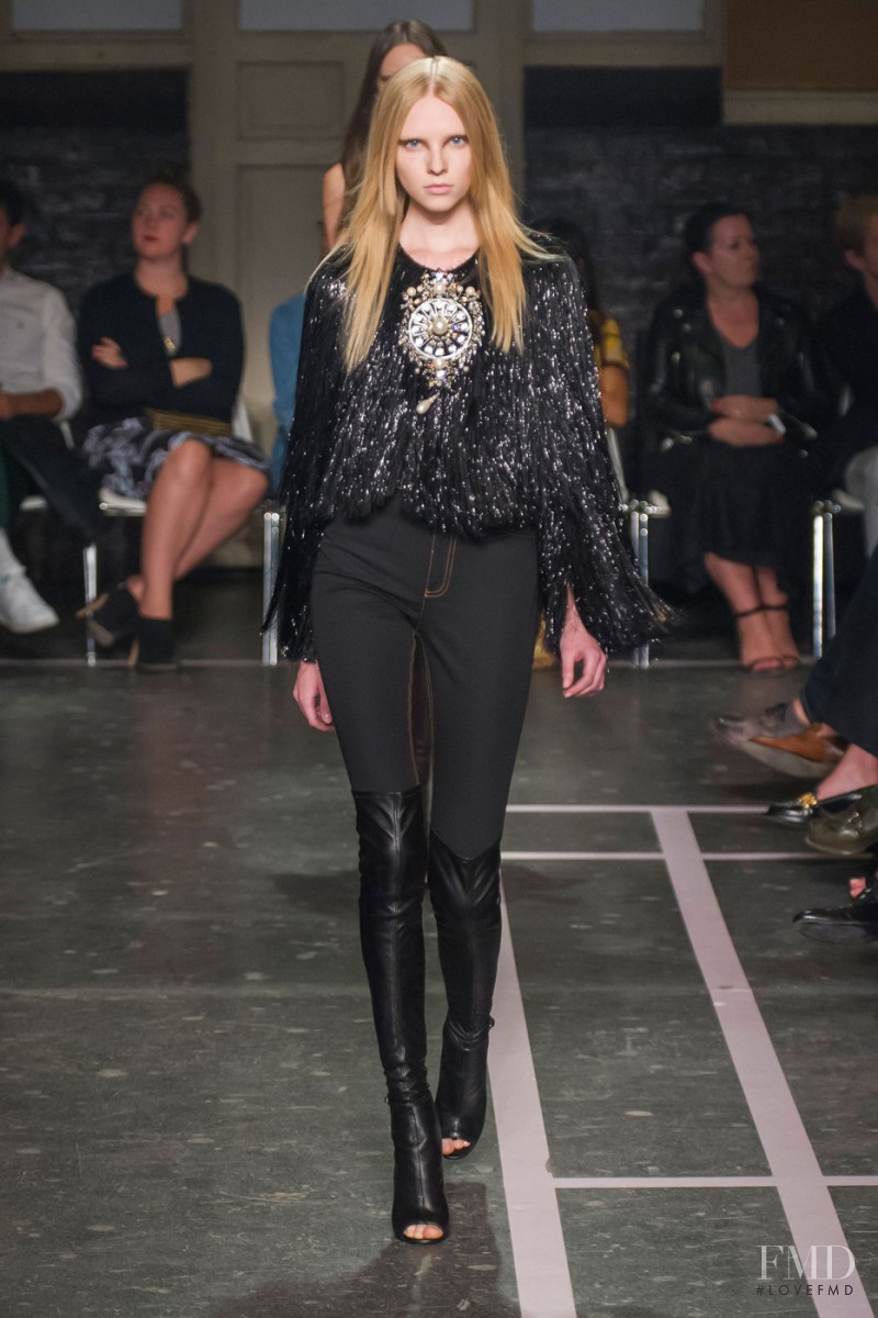 Kimi Nastya Zhidkova featured in  the Givenchy fashion show for Spring/Summer 2015