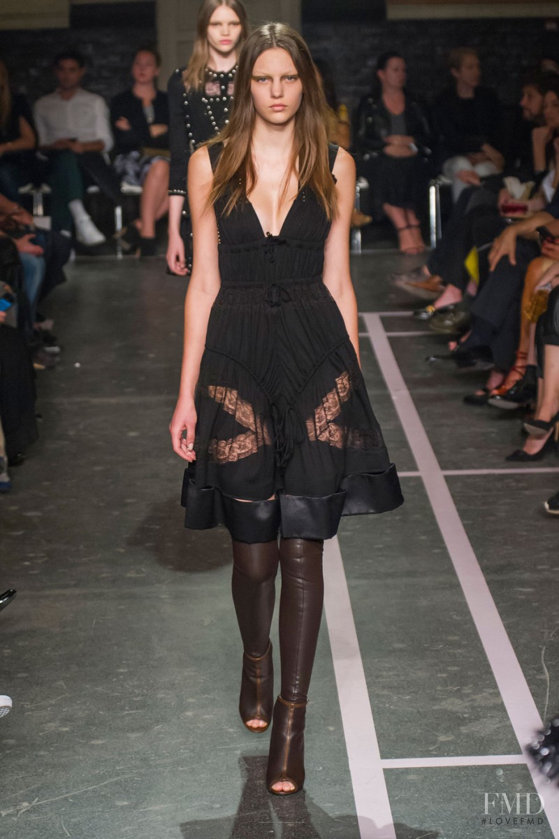 Marta Placzek featured in  the Givenchy fashion show for Spring/Summer 2015