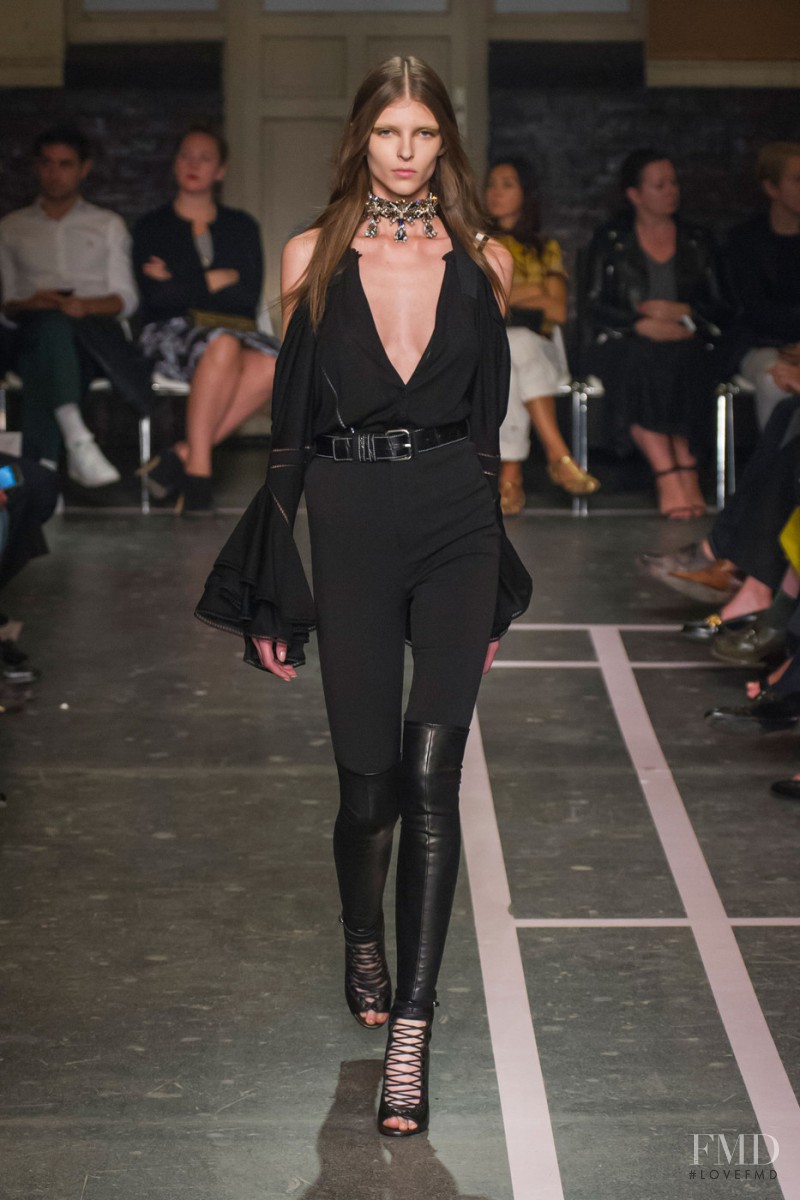Anastasia Lagune featured in  the Givenchy fashion show for Spring/Summer 2015