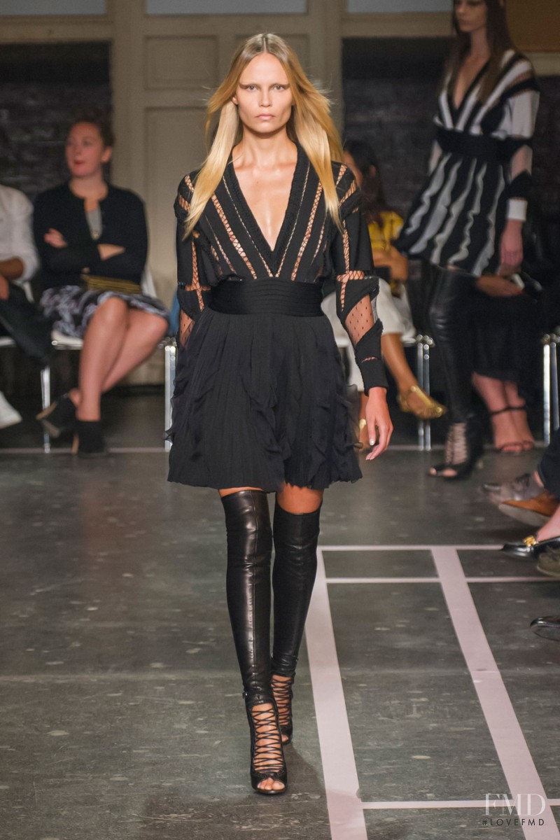 Natasha Poly featured in  the Givenchy fashion show for Spring/Summer 2015