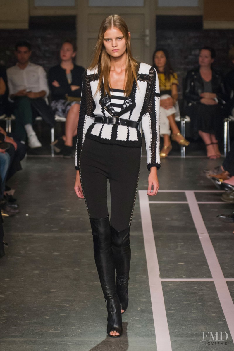 Kate Grigorieva featured in  the Givenchy fashion show for Spring/Summer 2015
