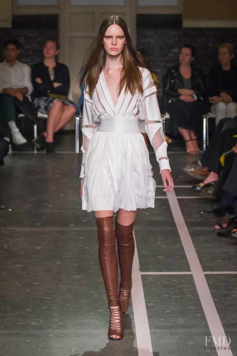 Shannon Keenan featured in  the Givenchy fashion show for Spring/Summer 2015