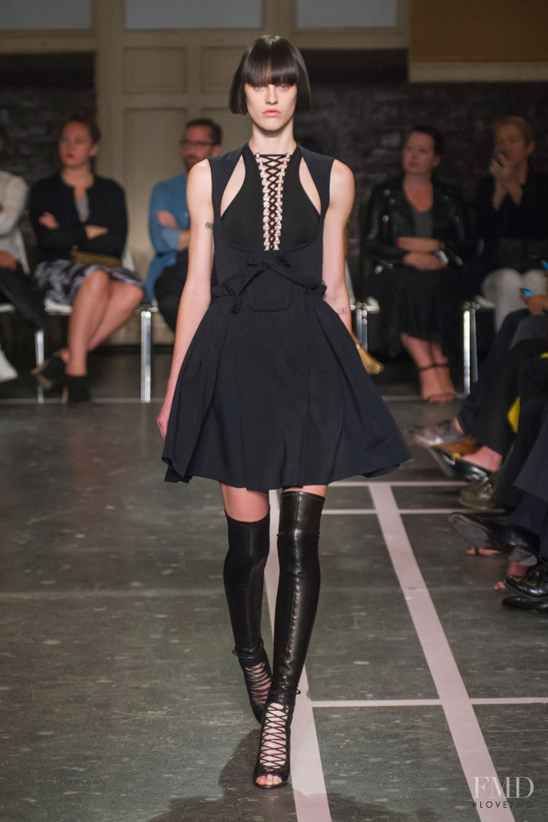 Sarah Brannon featured in  the Givenchy fashion show for Spring/Summer 2015