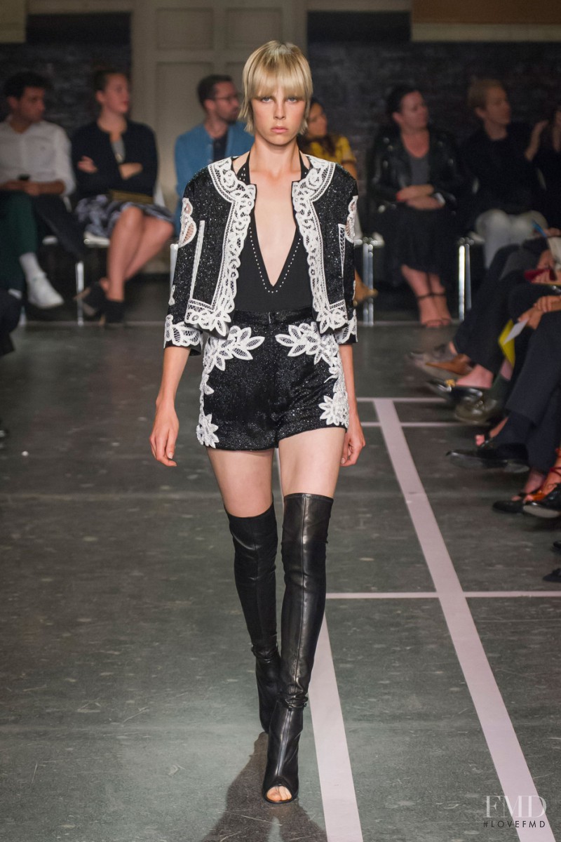 Edie Campbell featured in  the Givenchy fashion show for Spring/Summer 2015