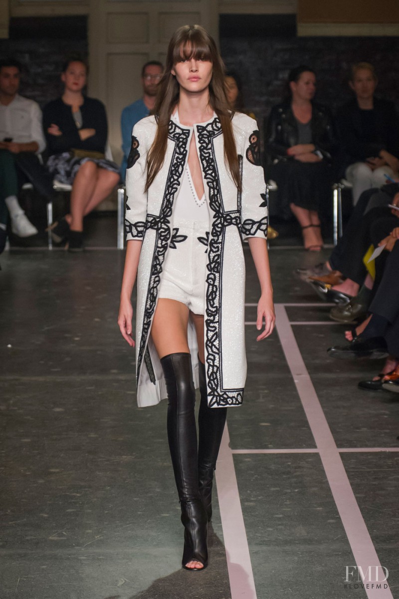 Vanessa Moody featured in  the Givenchy fashion show for Spring/Summer 2015