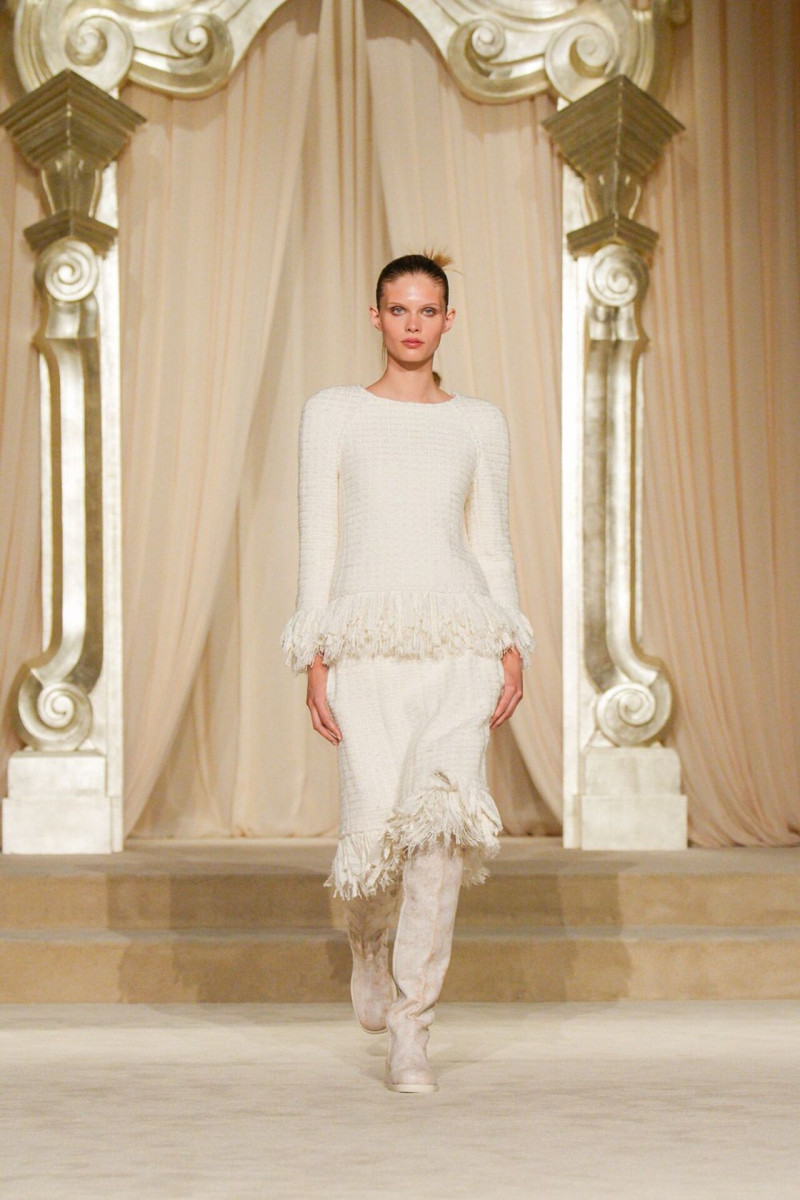 Ida Heiner featured in  the Chanel Haute Couture fashion show for Autumn/Winter 2025