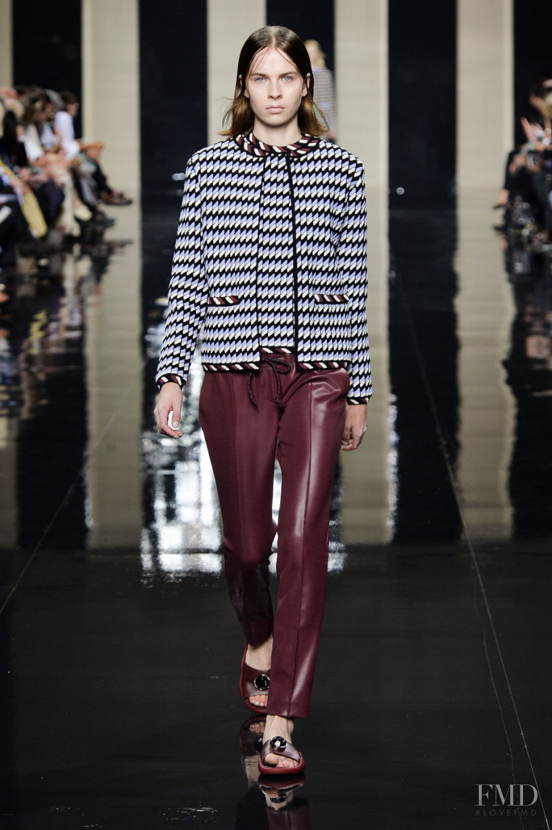 Willy Morsch featured in  the Christopher Kane fashion show for Spring/Summer 2015