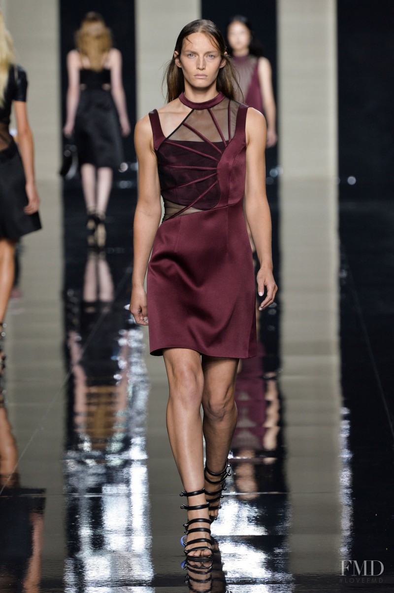 Vivien Solari featured in  the Christopher Kane fashion show for Spring/Summer 2015
