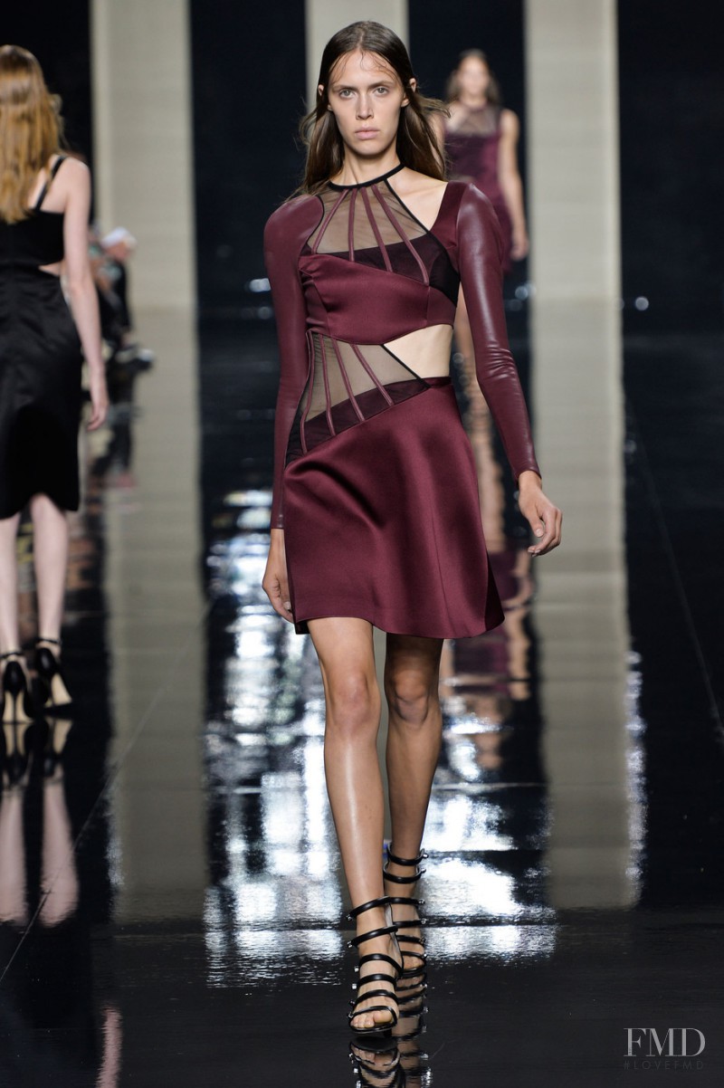 Georgia Hilmer featured in  the Christopher Kane fashion show for Spring/Summer 2015