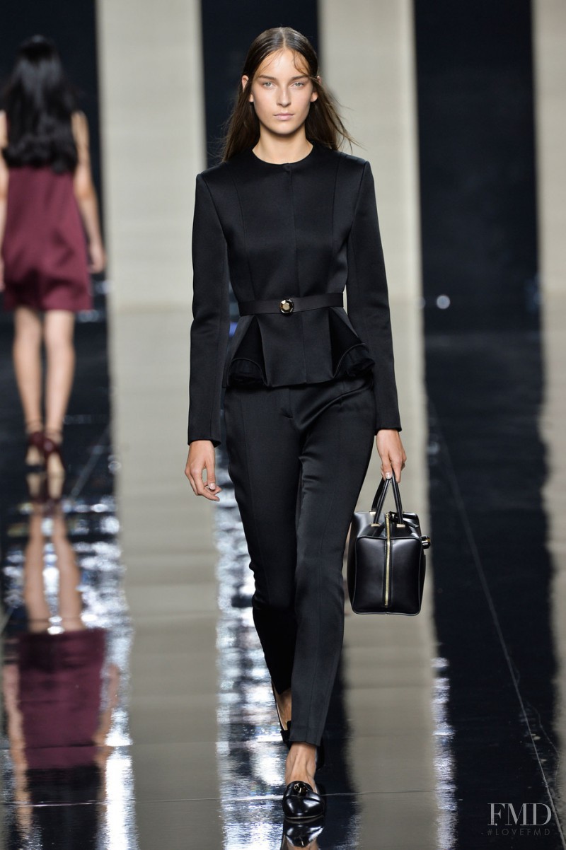 Julia Bergshoeff featured in  the Christopher Kane fashion show for Spring/Summer 2015