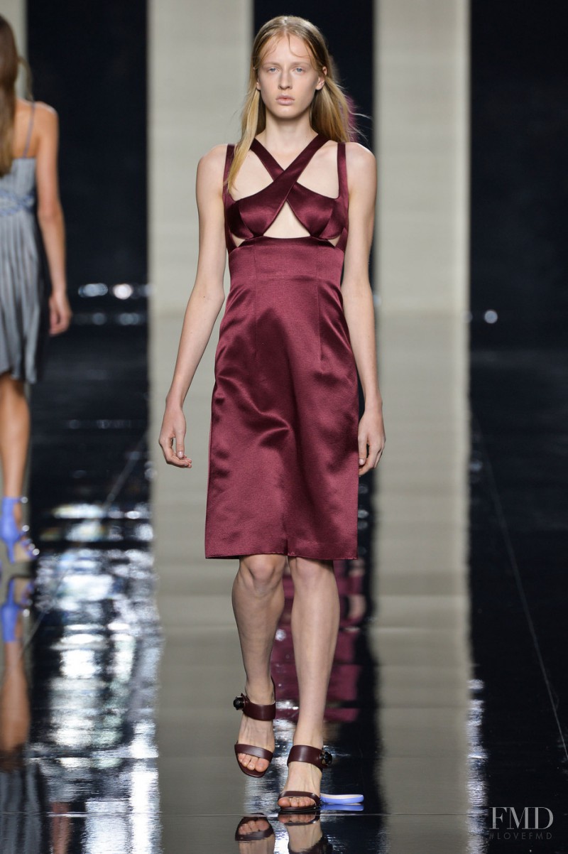 Anine Van Velzen featured in  the Christopher Kane fashion show for Spring/Summer 2015