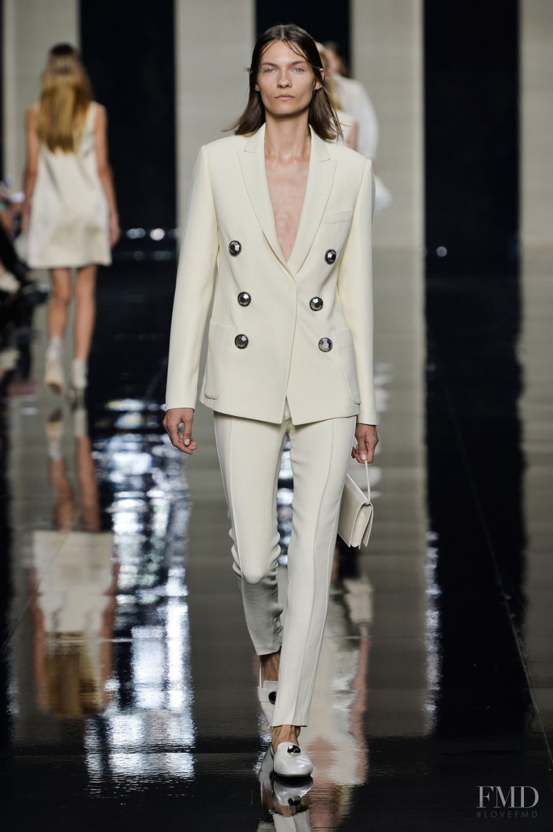 Karolin Wolter featured in  the Christopher Kane fashion show for Spring/Summer 2015
