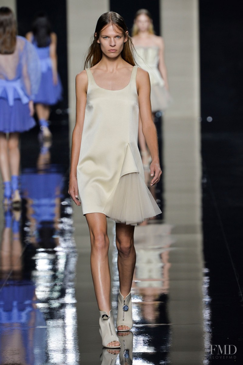 Katharina Hessen featured in  the Christopher Kane fashion show for Spring/Summer 2015