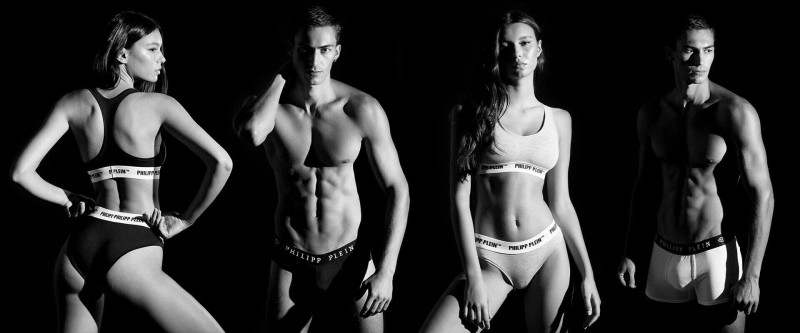 Lucia Bramani featured in  the Philipp Plein advertisement for Autumn/Winter 2020