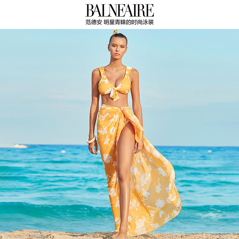 Lucia Bramani featured in  the Miss Balneaire catalogue for Spring/Summer 2021