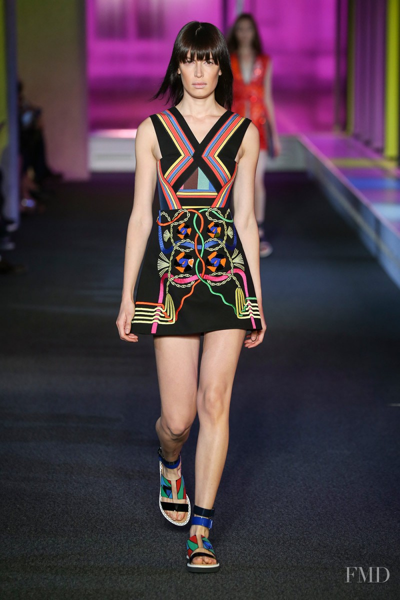 Sabrina Ioffreda featured in  the Peter Pilotto fashion show for Spring/Summer 2015