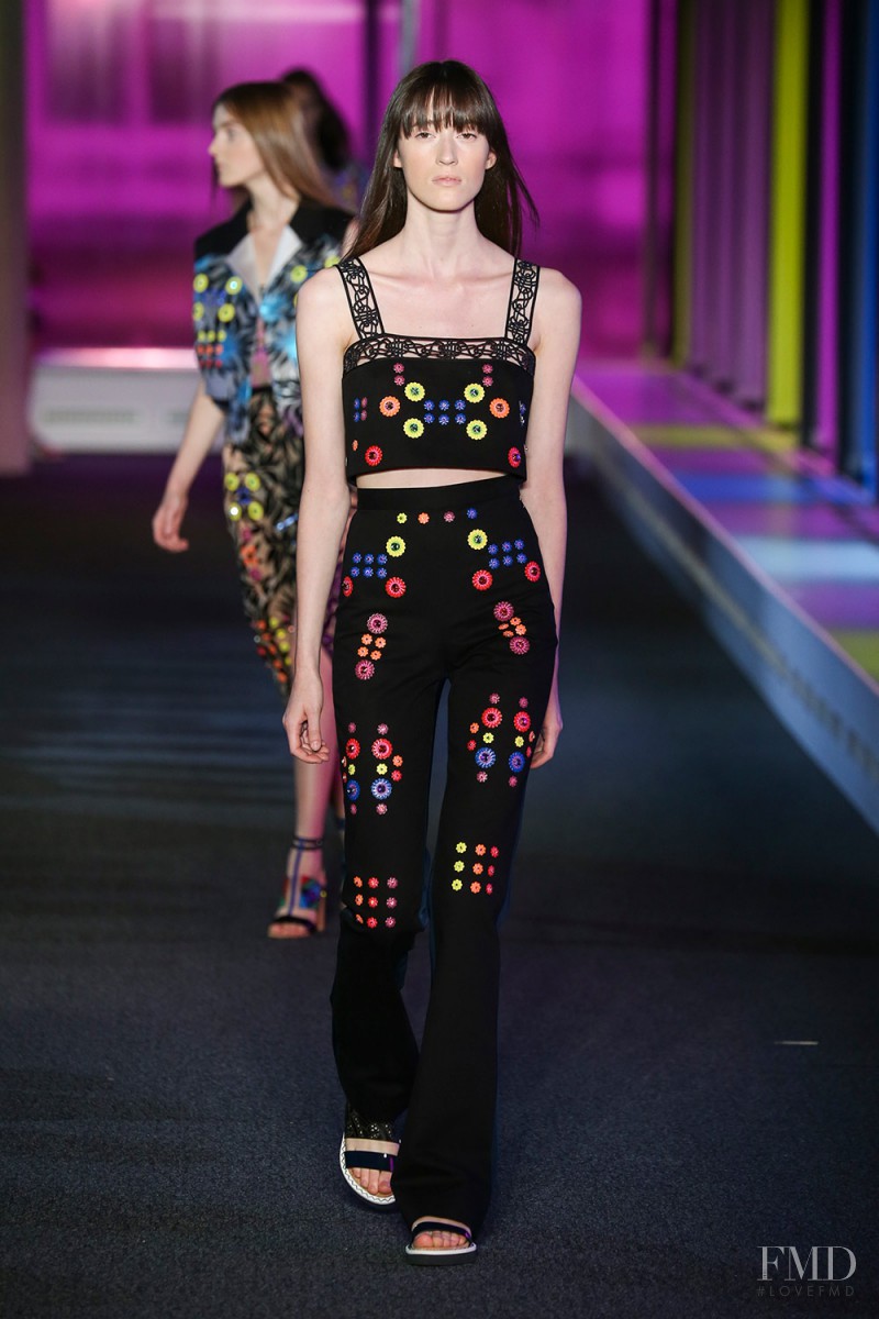 Helena Severin featured in  the Peter Pilotto fashion show for Spring/Summer 2015
