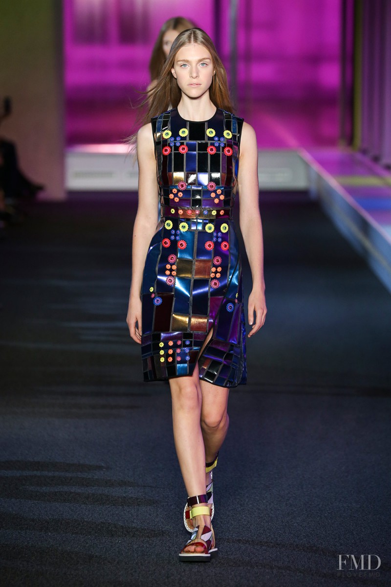 Hedvig Palm featured in  the Peter Pilotto fashion show for Spring/Summer 2015