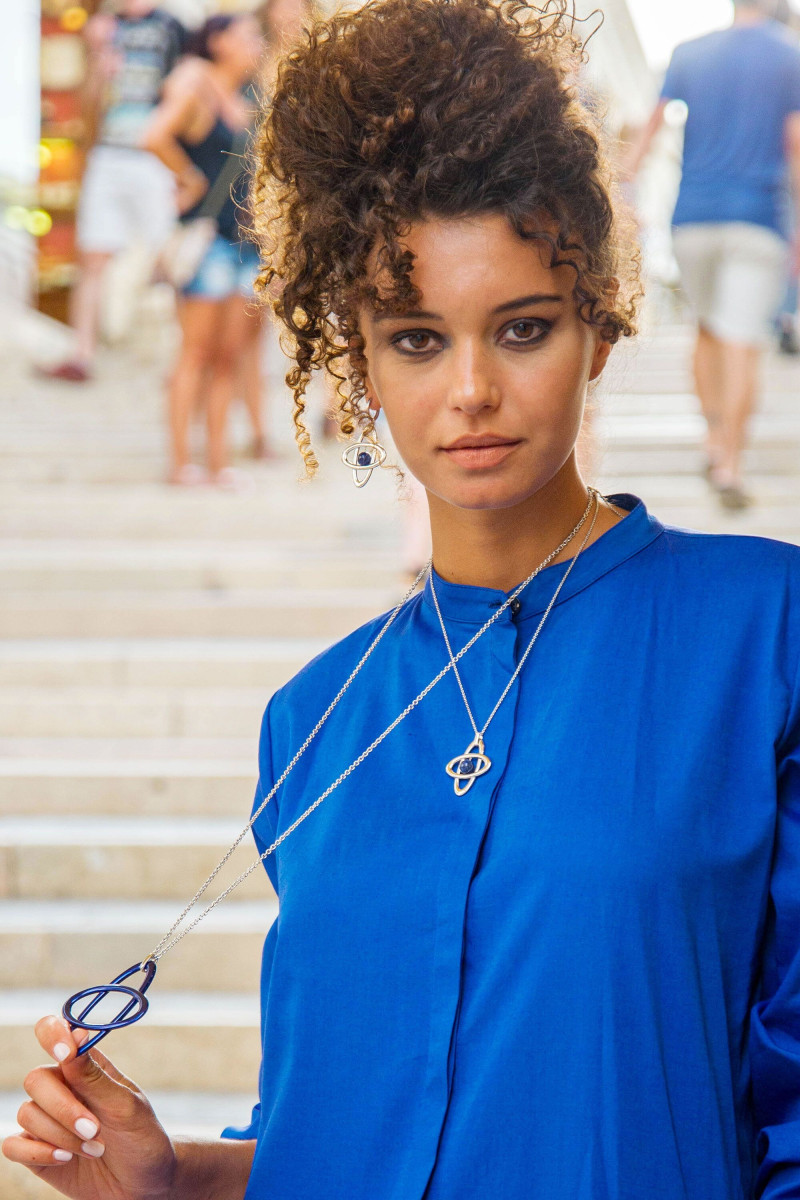 Lucia Bramani featured in  the Sara Loren advertisement for Autumn/Winter 2020