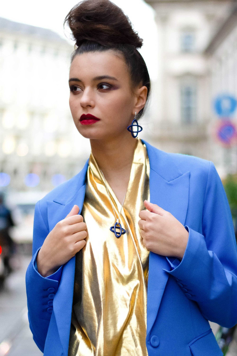 Lucia Bramani featured in  the Sara Loren advertisement for Autumn/Winter 2020