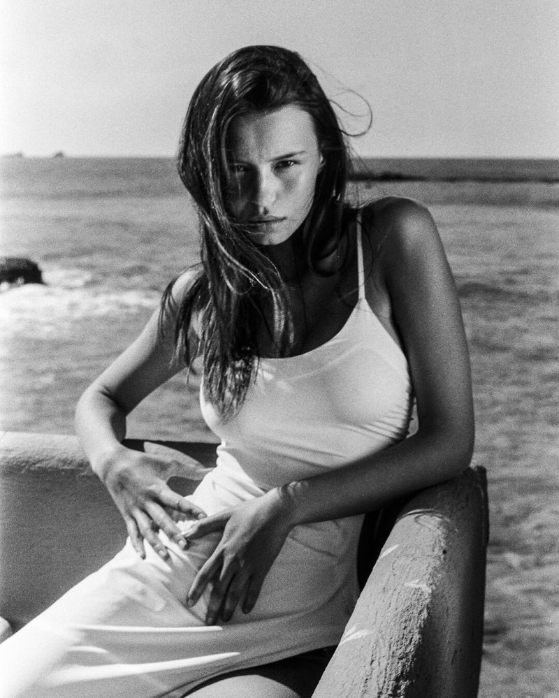 Lucia Bramani featured in  the Nort Beachwear lookbook for Spring/Summer 2023