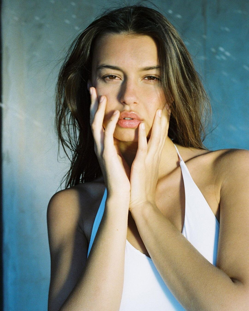 Lucia Bramani featured in  the Nort Beachwear lookbook for Spring/Summer 2023