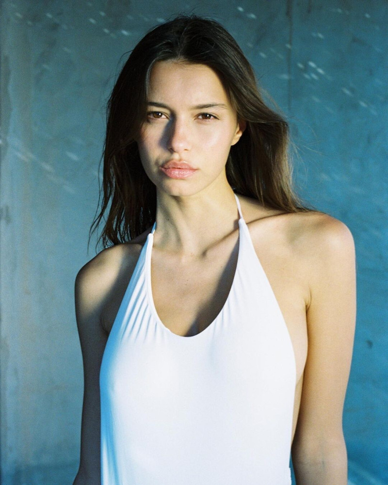 Lucia Bramani featured in  the Nort Beachwear lookbook for Spring/Summer 2023