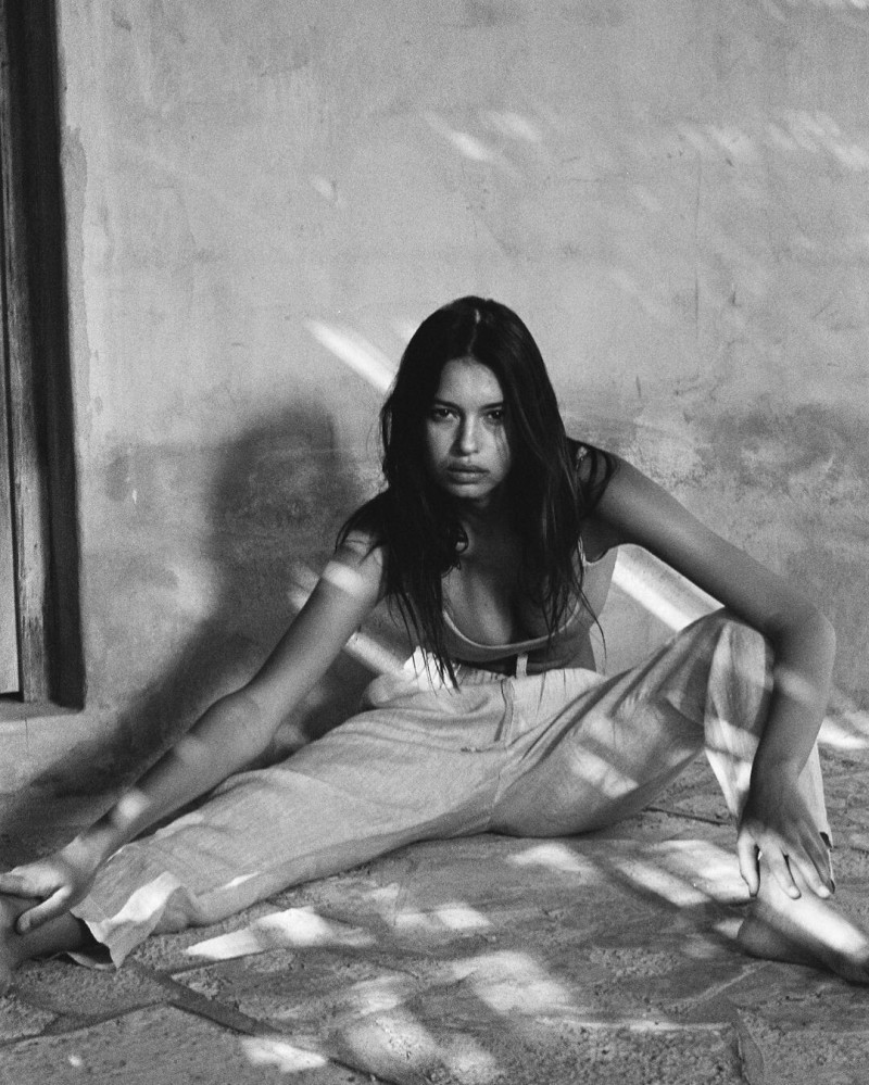 Lucia Bramani featured in  the Nort Beachwear lookbook for Spring/Summer 2023