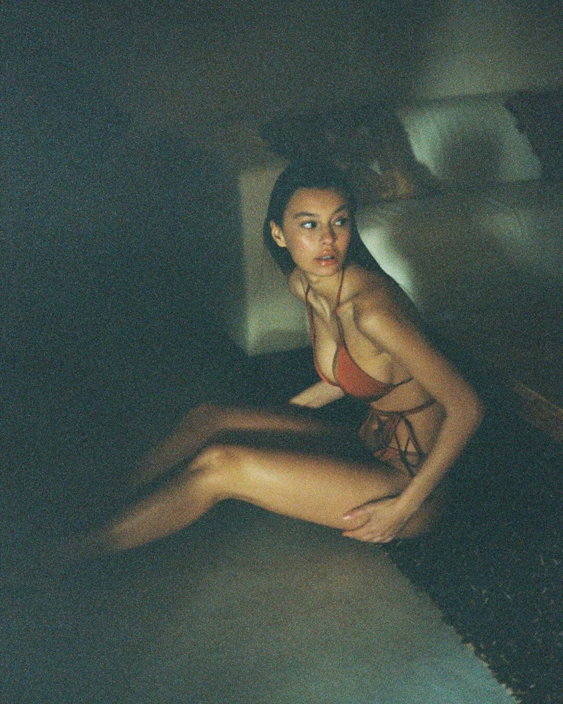Lucia Bramani featured in  the Nort Beachwear lookbook for Spring/Summer 2023