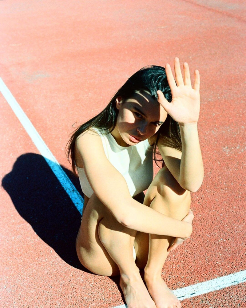 Lucia Bramani featured in  the Nort Beachwear lookbook for Spring/Summer 2023